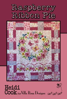 Raspberry Ribbon Pie - Villa Rosa - Pattern