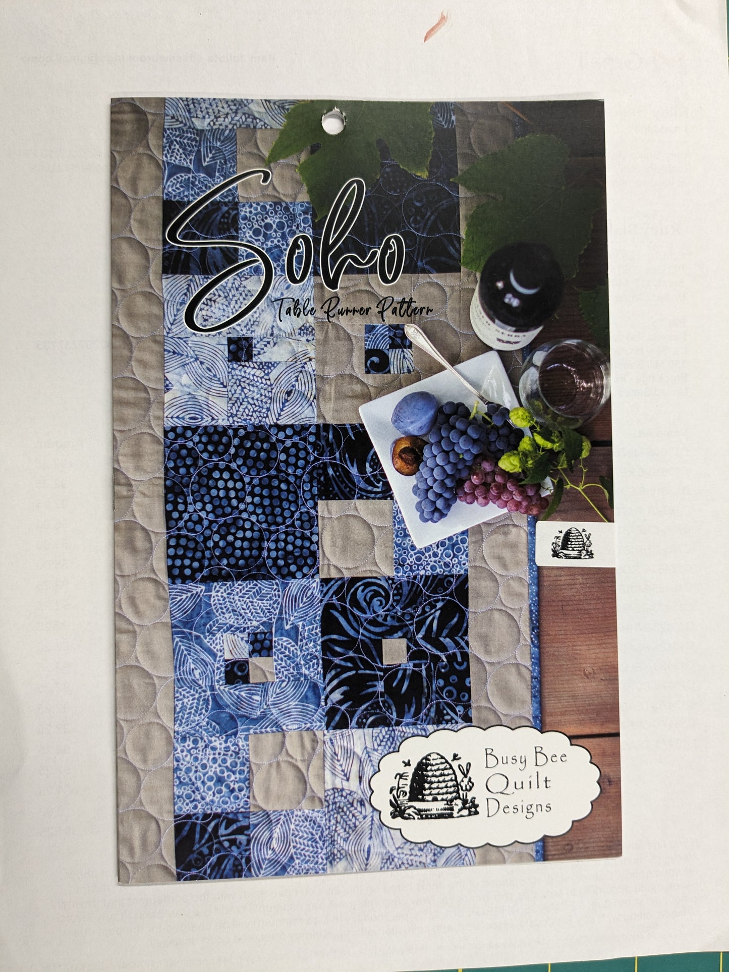 Busy Bee Quilt Designs - Soho Table Runner Pattern