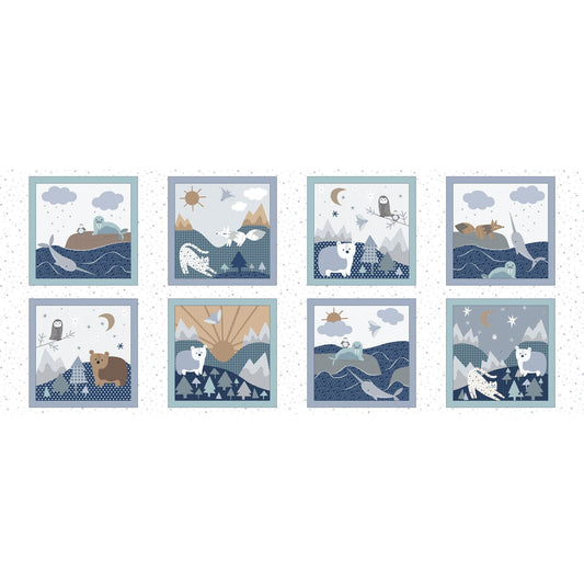 P&B Textiles -Polar Pals Artic Antics Blocks