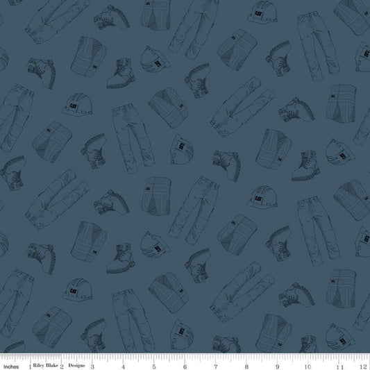 Riley Blake - CAT Garb Blue