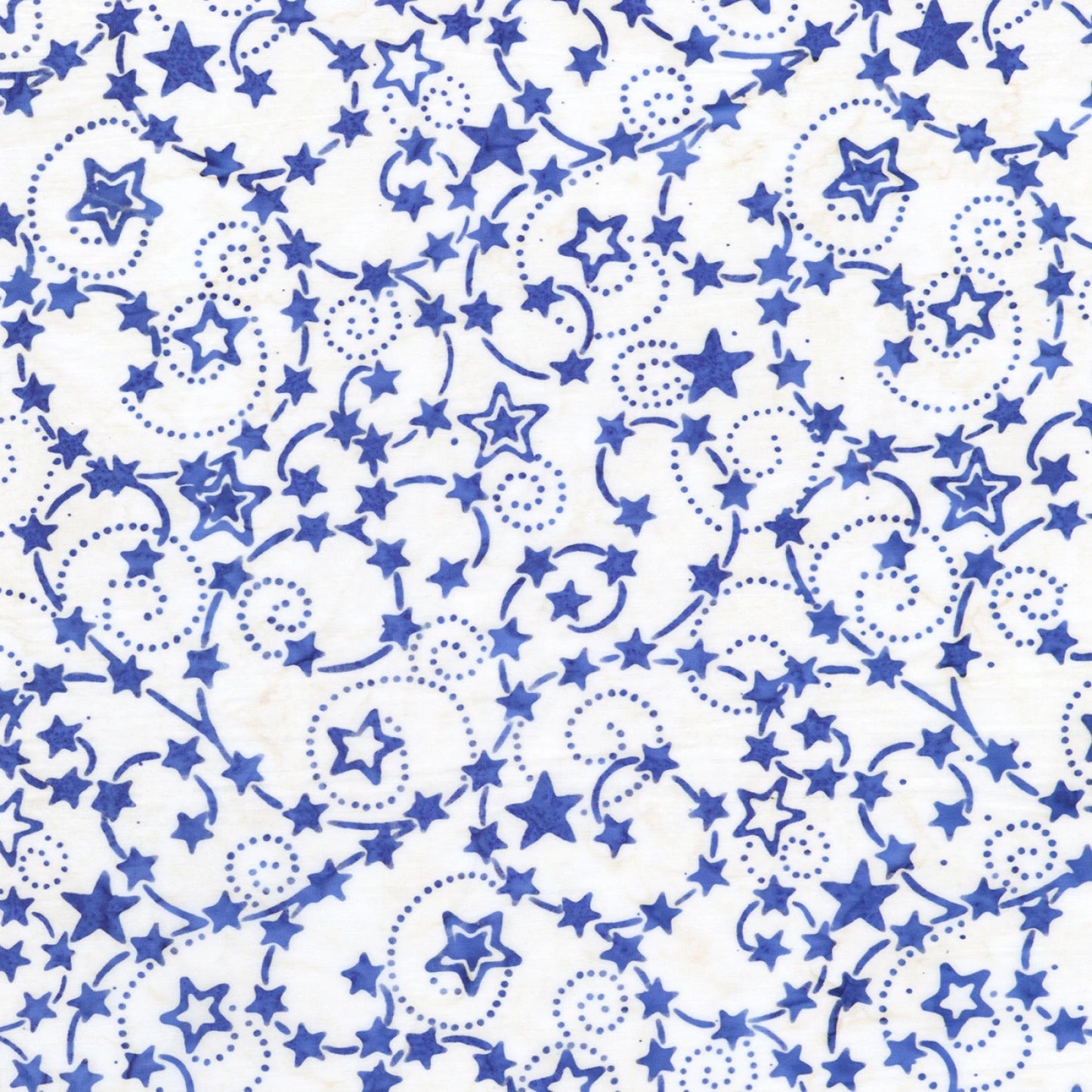 Robert Kaufman - Star Spangeled White/Blue Stars