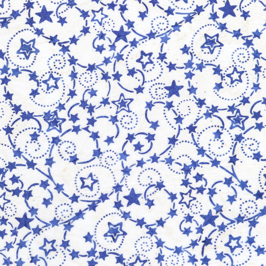 Robert Kaufman - Star Spangeled White/Blue Stars
