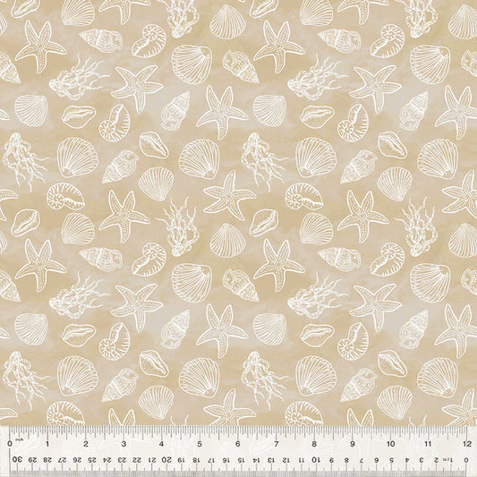 Windham Fabrics - Ocean Song -Sand Seashells