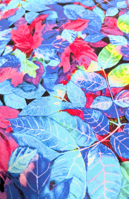C&C Fabrics - Timeless Treasures - Nature Leaves Multi