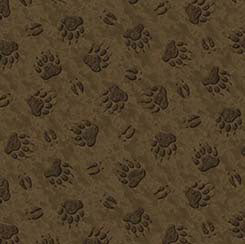 QT Fabrics - The Wonder of Nature - Brown Bear Claws