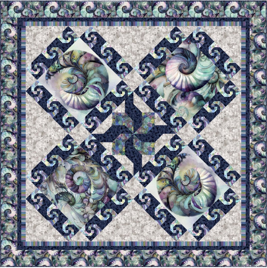 QT Fabrics - Twisting Spirals Pattern by Pine Tree Country Quilts