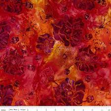 Riley Blake - Batiks - Flame