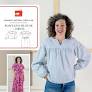 Liesl & Co - Positano Blouse & Dress Pattern