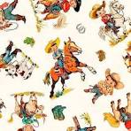QT Fabrics -Yippie Ki Yay! - Cream Toss