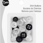 Dritz Shirt Buttons Black & White 9mm