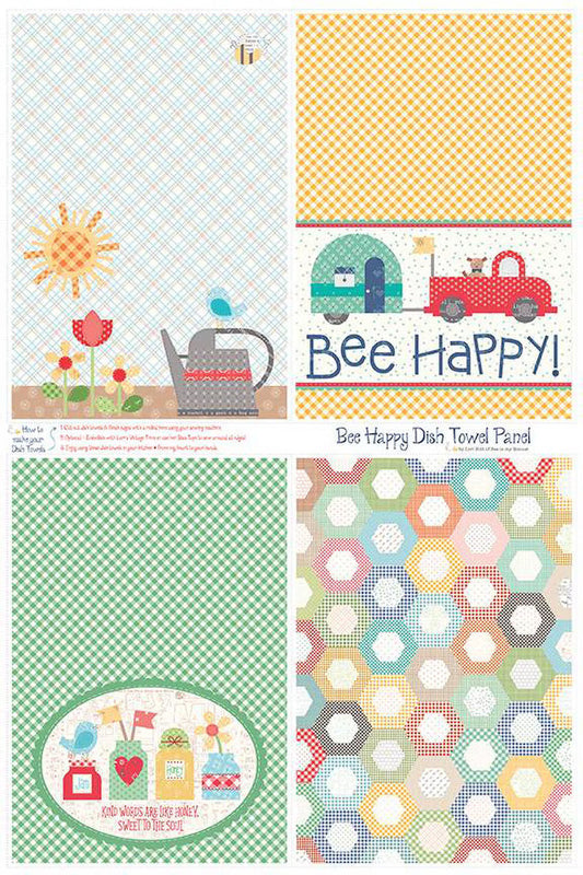 Lori Holt - Bee in My Bonnet Dish Towel Panel