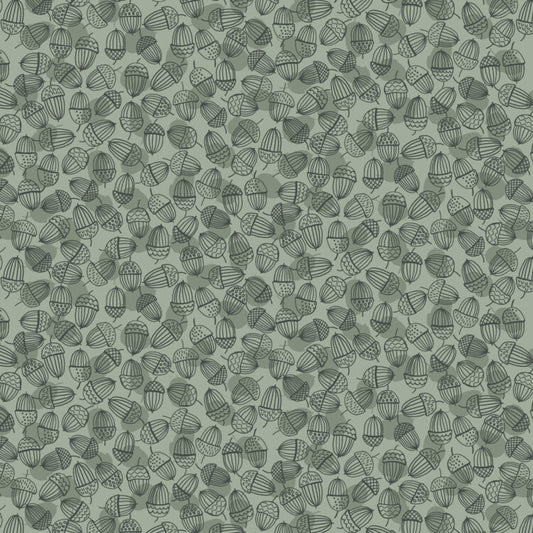 Lewis & Irene - Flannel -  Snuggle Up Autumn acrons jade