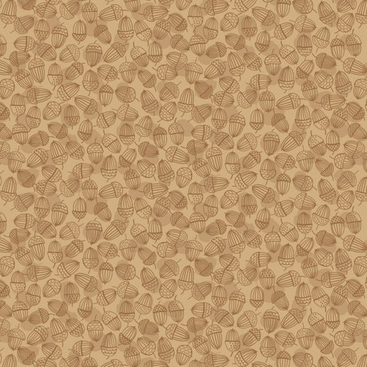 Lewis & Irene - Flannel -  Snuggle Up Autumn acrons light brown