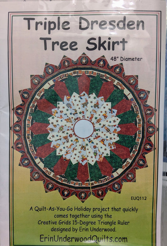 Triple Dresden Tree Skirt - Pattern